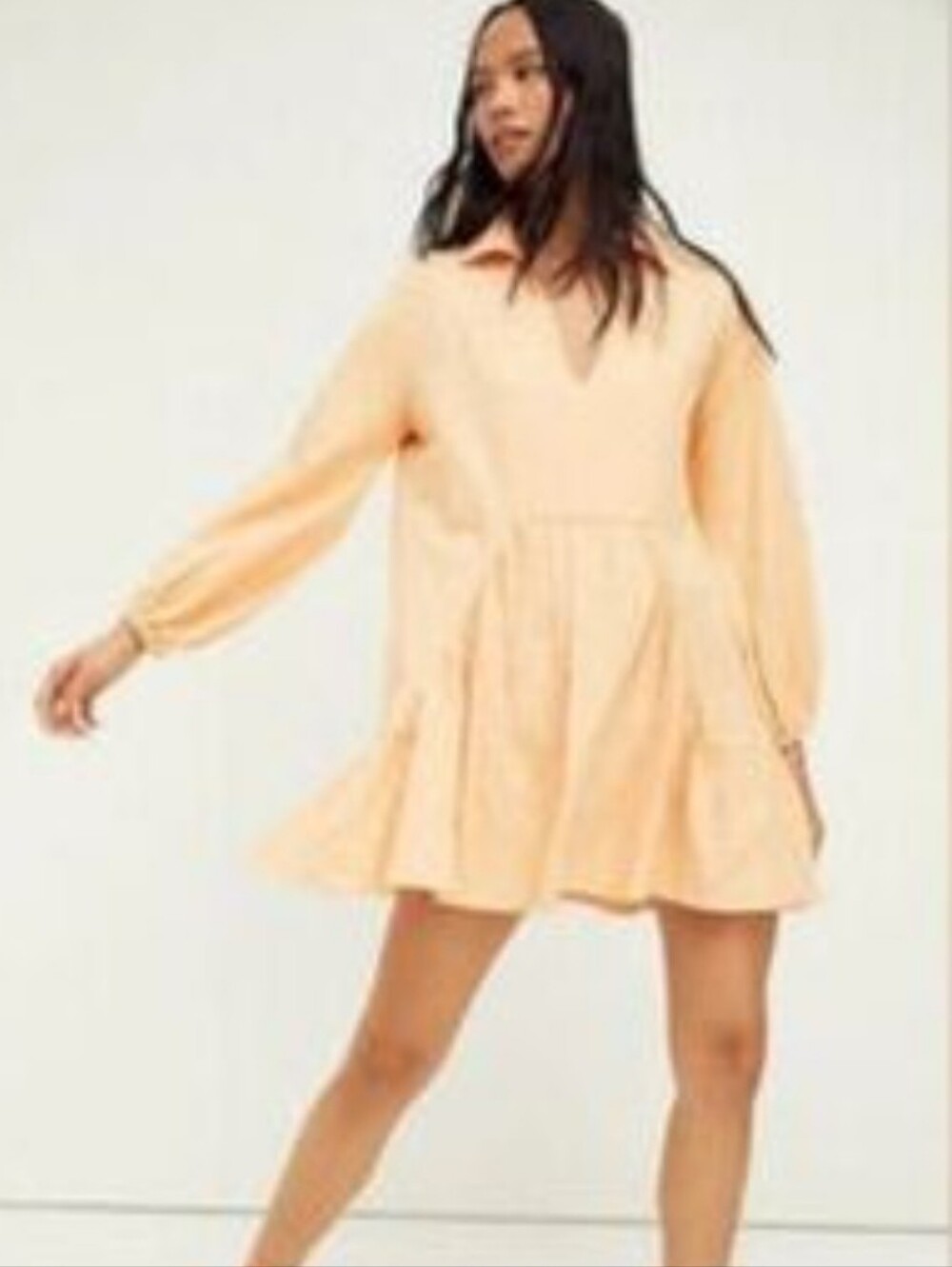 Free People FP Beach Hudson Mini Dress Orange Size Large